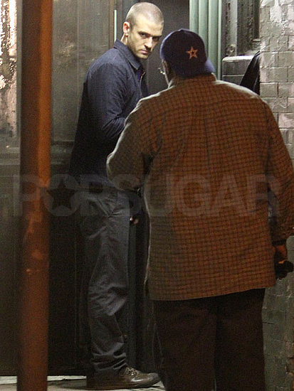 Pictures of Justin Timberlake on Set Pictures of Justin Timberlake on Set