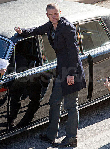 Pictures of Justin Timberlake and Amanda Seyfried on the Set of NOW 2010-11-09 02:00:00