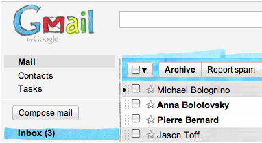 Five New Gmail Themes