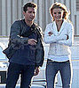 Pictures of Shia LaBeouf and Rosie Huntington-Whiteley on Set in LA
