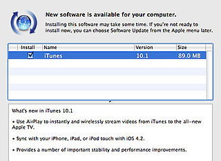 iTunes 10.1 Download With Airplay For Apple TV