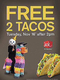 2 Free Jack in the Box Tacos Today, Nov. 16, 2010