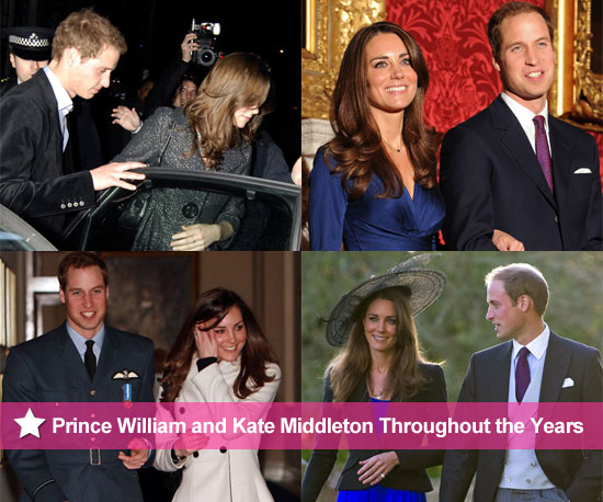 Engaged Prince William and Kate Middleton Through the Years
