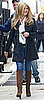 Pictures of Jennifer Aniston on the Set of Wanderlust in NYC