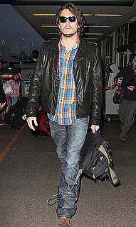Pictures of John Mayer Going Scruffy and Solo at LAX