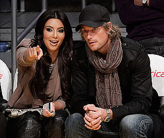 Pictures of Kim Kardashian With Gabriel Aubry at a Lakers Game