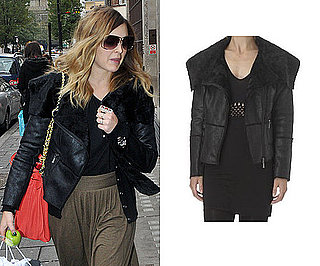 Get Fearne Cotton's Black Aviator Jacket