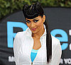 Picture of Nicole Scherzinger's Rolled Ponytail at Reebok Photo Shoot