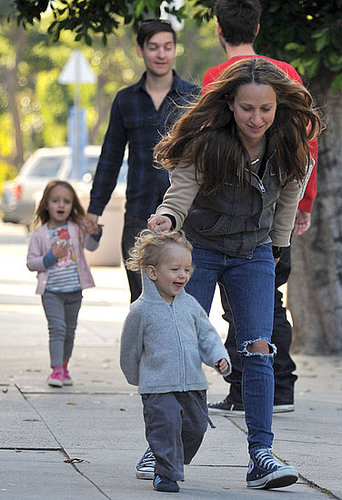 Pictures of Tobey Maguire and Jennifer Meyer With Their Kids Otis and Ruby