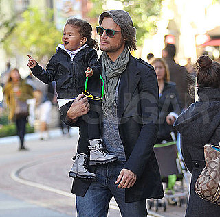 Pictures of Gabriel Aubry Shopping With Nahla After Thanksgiving With Kim Kardashian