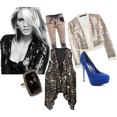 Add Some Sparkle With a Sequin Jacket