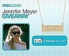 Jennifer Meyer Jewelry Giveaway: Nameplate Necklace