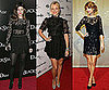 Pictures of Celebrities in Lacy Black Dresses