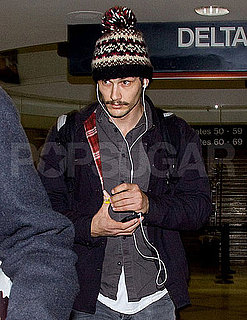 Pictures of Oscars Host James Franco at LAX