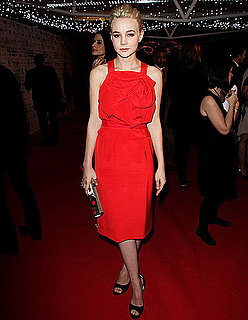 Pictures of Carey Mulligan in Red Prabal Gurung at British Independent Film Awards