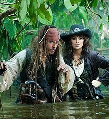 First Look at Johnny Depp and Penelope Cruz in new 'Pirates of The Caribbean:on stranger tides' Movie