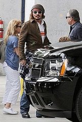 Pictures of Johnny Depp Leaving Justin Bieber's Concert in Miami Pictures of Johnny Depp Leaving Justin Bieber's Concert in Miami
