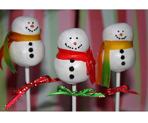 Snowman Cake Pops Snowman Cake Pops