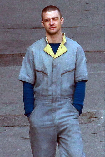 Pictures of Justin Timberlake on the Set of Now in Los Angeles