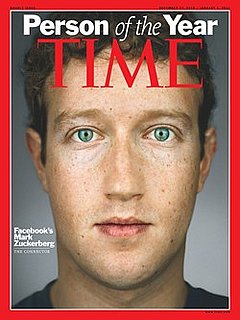 Mark Zuckerberg Named Time Magazine's Person of the Year