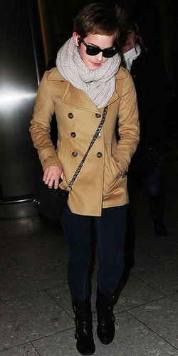 Pictures of Emma Watson at Heathrow Airport Amid Harry Potter and the Deathly Hallows Reshoot Rumours