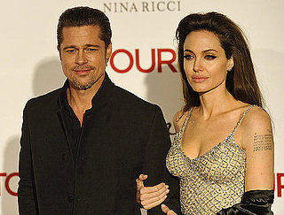Pictures of Angelina Jolie, Johnny Depp, and Brad Pitt at the Premiere of The Tourist in Spain