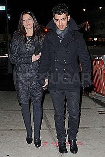 Pictures of Ashley Greene and Joe Jonas Leaving The Lion Restaurant in NYC