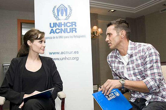 Pictures of Angelina Jolie in Spain Celebrating the UNHCR's 60th Anniversary 2010-12-17 10:58:00