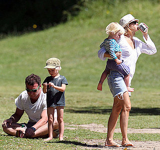 Pictures of Naomi Watts, Liev Schreiber, Samuel Schreiber, and Sasha Schreiber at the Park in Sydney