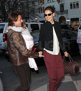 Pictures of Tom Cruise, Katie Holmes, and Suri Cruise in NYC