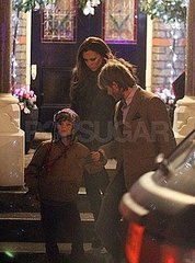 Pictures of David Beckham and Victoria Beckham Leaving Gordon and Tana Ramsay's Holiday Party