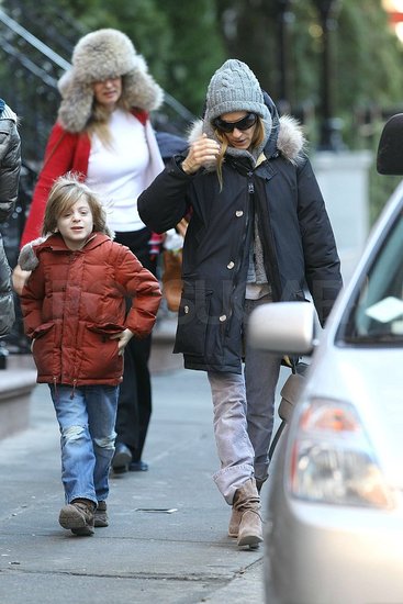 Pictures of Sarah Jessica Parker and James Wilkie at Gray's Papaya