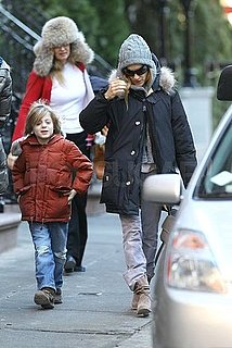 Pictures of Sarah Jessica Parker and James Wilkie at Gray's Papaya