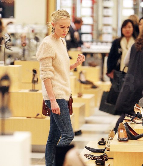 Kate Bosworth Treats Herself to a Day of Shoe Shopping Kate Bosworth Treats Herself to a Day of Shoe Shopping