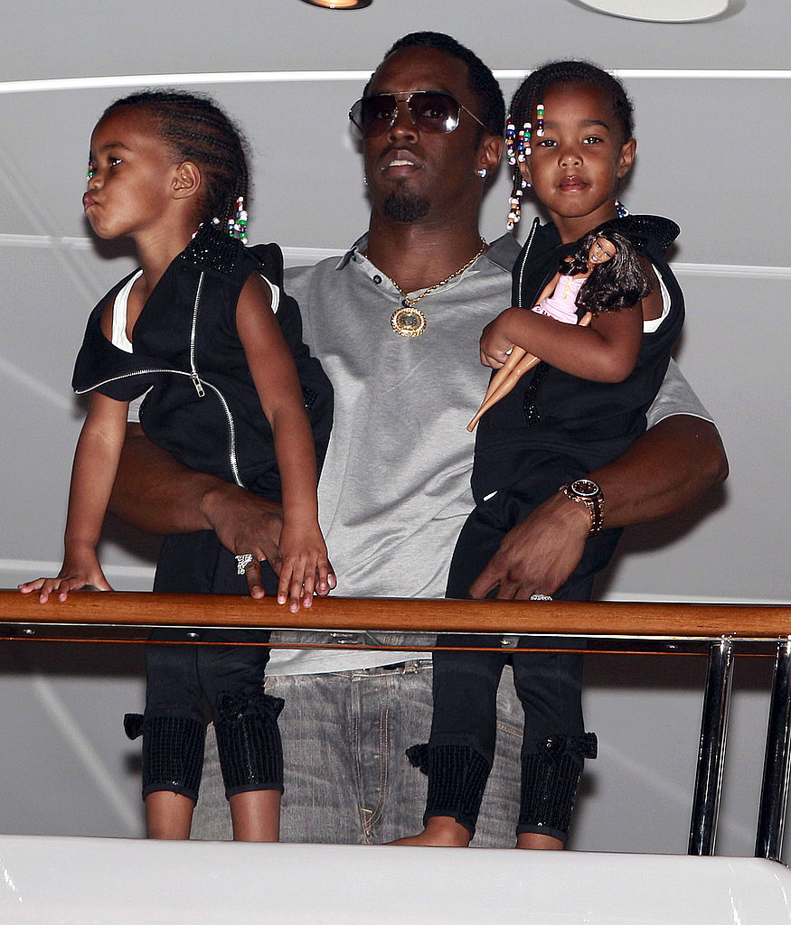 Diddy and Bikini-Clad Kim Go Yachting With Their Twins in St. Barts Diddy and Bikini-Clad Kim Go Yachting With Their Twins in St. Barts