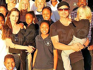 Pictures of Angelina Jolie, Brad Pitt, Shiloh and Zahara in Namibia