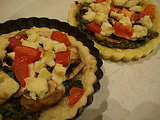 Spinach and Mushroom Tarts Spinach and Mushroom Tarts