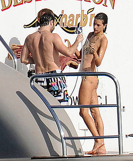 Pictures of Alessandra Ambrossio in a Bikini on the Beach in St. Barts