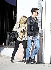 Pictures of Ashley Olsen and Justin Bartha in LA Pictures of Ashley Olsen and Justin Bartha in LA