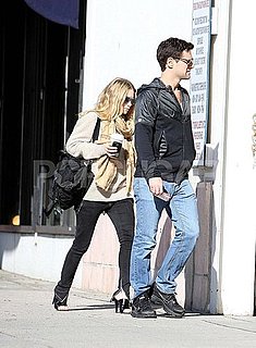 Pictures of Ashley Olsen and Justin Bartha in LA