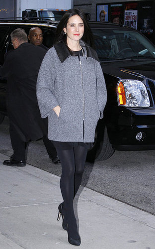Pictures of Jennifer Connelly Pregnant at The Late Show