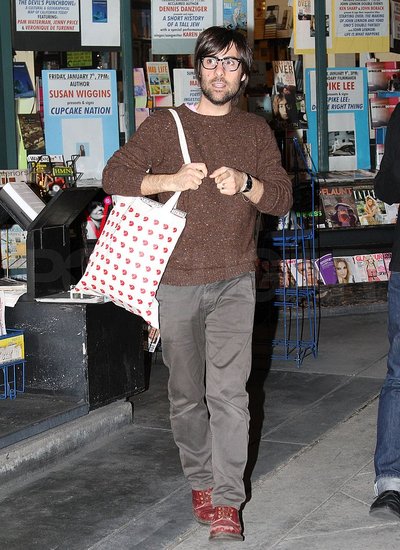 New Dad Jason Schwartzman Stocks Up on Reading Material New Dad Jason Schwartzman Stocks Up on Reading Material