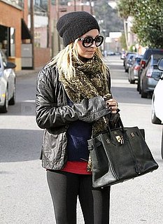 Pictures of Nicole Richie Continuing Her Gym Streak in Style Outside LA