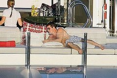 Shirtless Simon Cowell Pictures in St. Barts