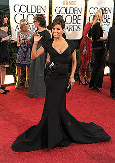Pictures of Eva Longoria in Zac Posen on Golden Globe Awards Red Carpet 2011-01-16 16:20:06
