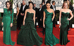 Green Dresses at the 2011 Golden Globe Awards Green Dresses at the 2011 Golden Globe Awards