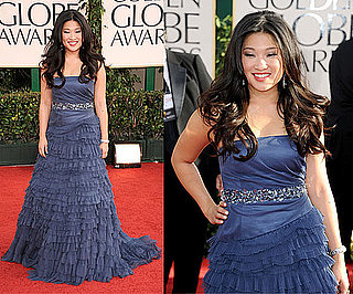 Jenna Ushkowitz at 2011 Golden Globe Awards