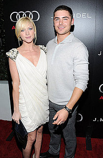 Pictures of Zac Efron and Brittany Snow on the Red Carpet at Audi Pre Golden Globe Party