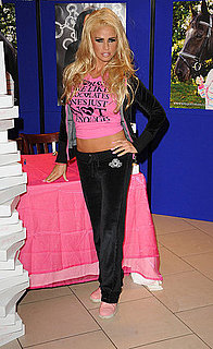 Pictures of Katie Price at KP Equestrian and KP Baby Signing in Lakeside