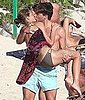 Pictures of Olivia Palermo in Bikini Kissing Boyfriend Johannes Huebl in St. Barts